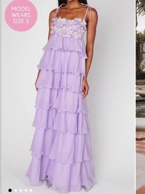 Show me your mumu Gabriella Maxi Dress purple size small